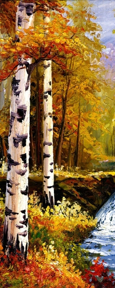 油画风景画图片大全