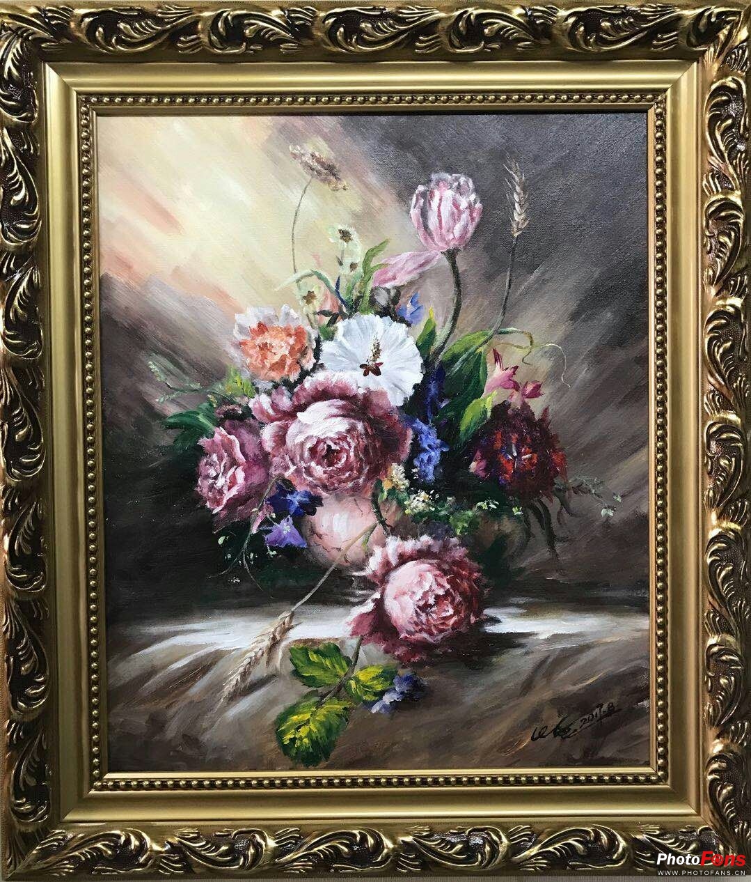 油画作品挂画之美