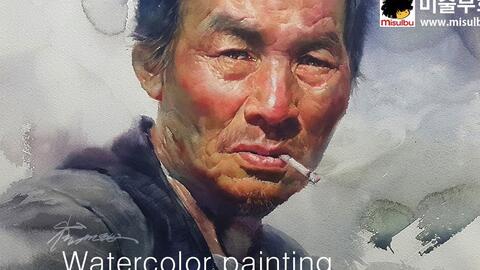 油画人物全身写生步骤示范