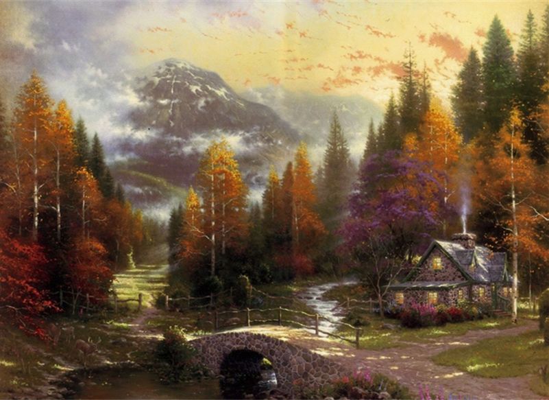 风景油画教程视频，探索艺术之美