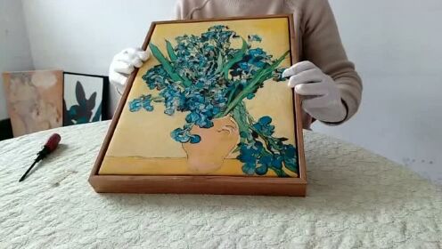 油画装裱视频解析