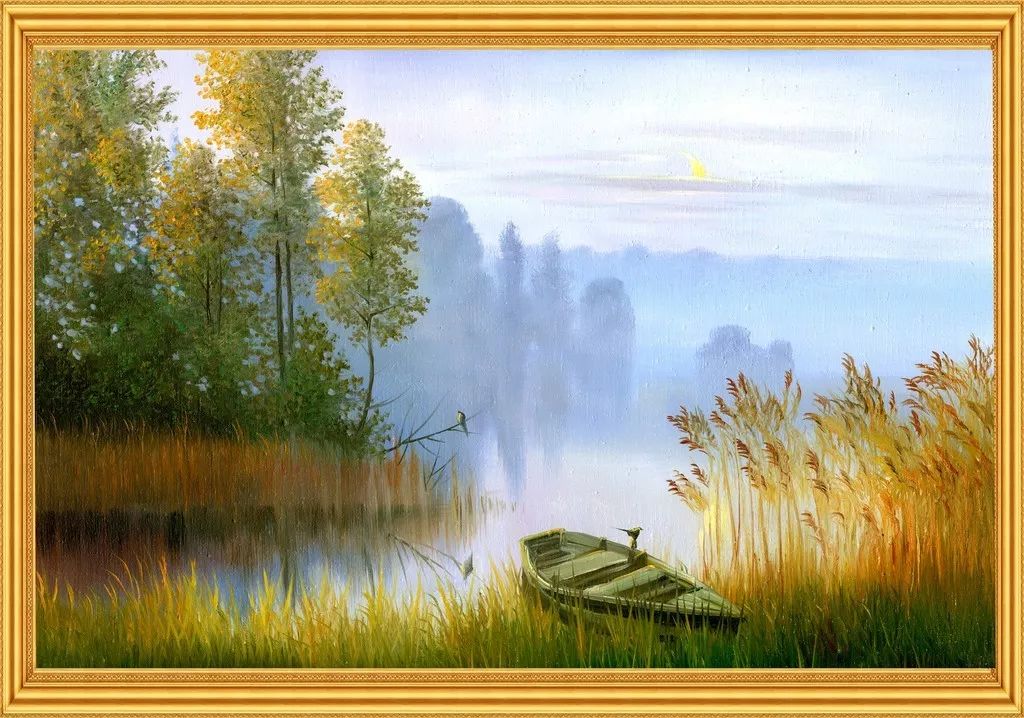 油画风景画图片大全大图