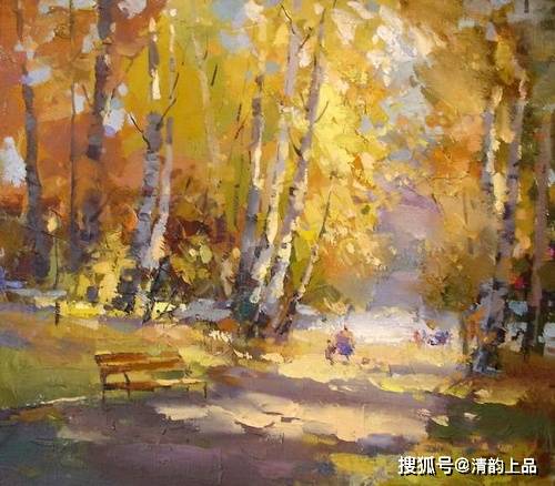 风景油画名画，艺术与自然的完美融合