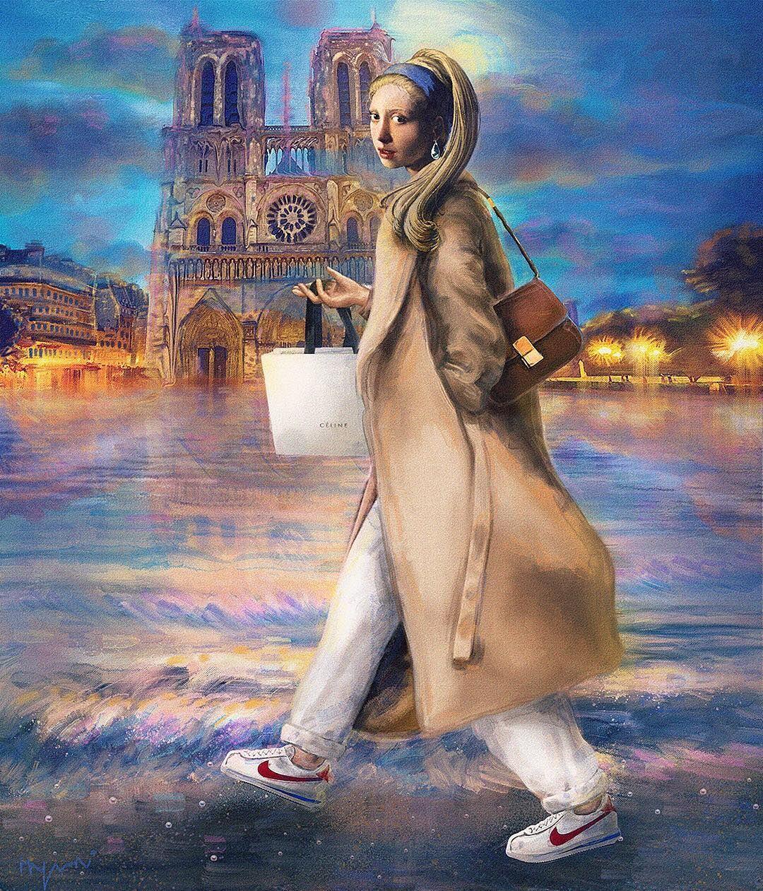 油画棒与Ins风景画教程