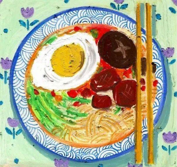 重彩油画棒作品图片，艺术之美