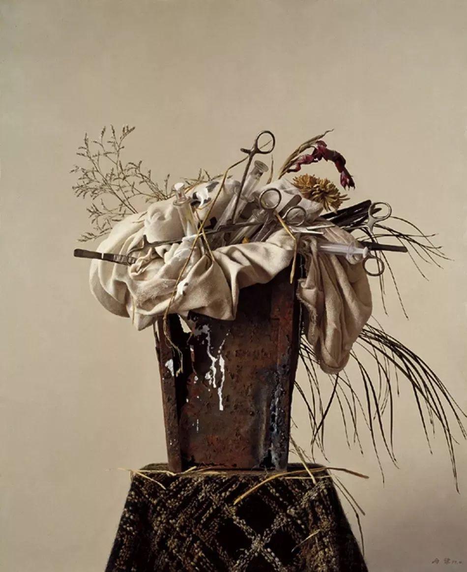 冷军油画作品欣赏，小姜的艺术探索