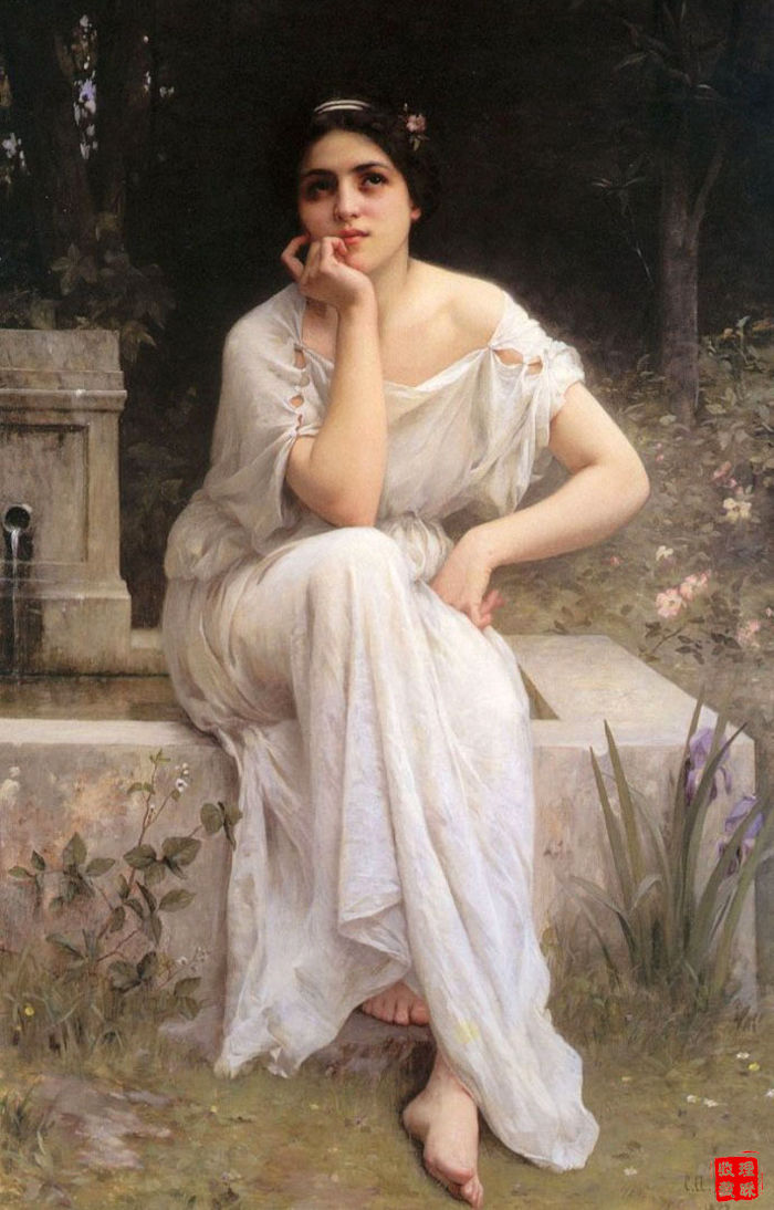 世界油画女性人物全身欣赏