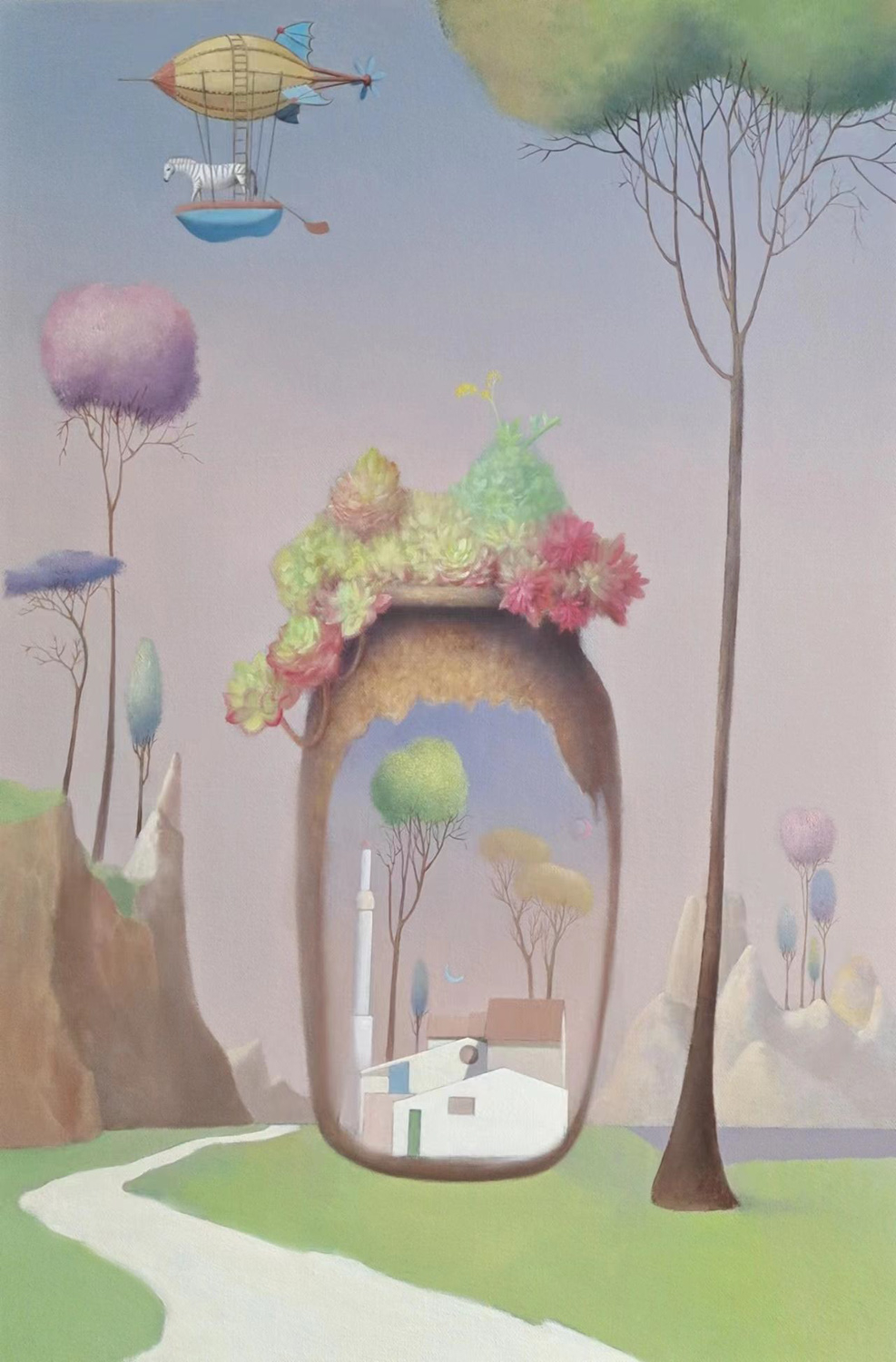 绘画作品，心灵的镜像，情感的流露