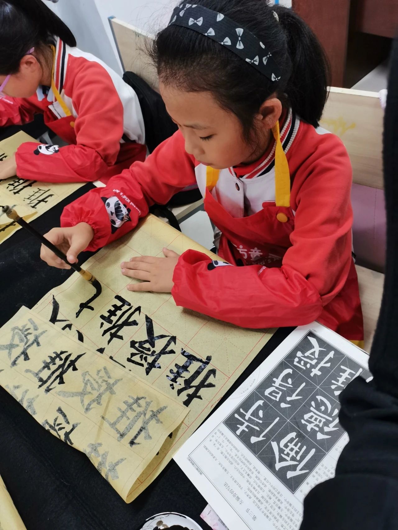 探索小学生书法之美，格式与图片的完美融合