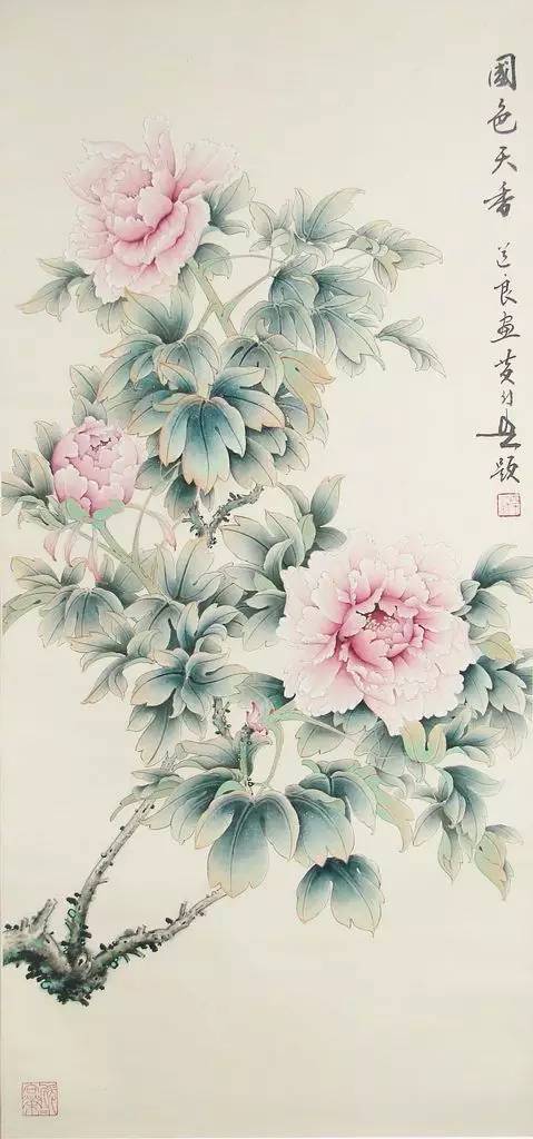 牡丹国色，赏鉴国画牡丹高清图片的艺术魅力