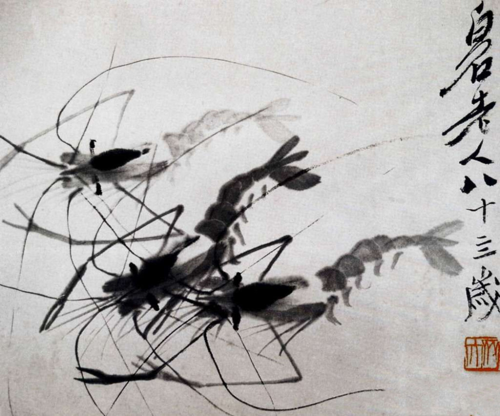 齐白石的虾，艺术与价值的双重诠释