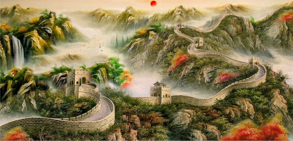 探索国画山水画的艺术殿堂，技法教程与创作心得