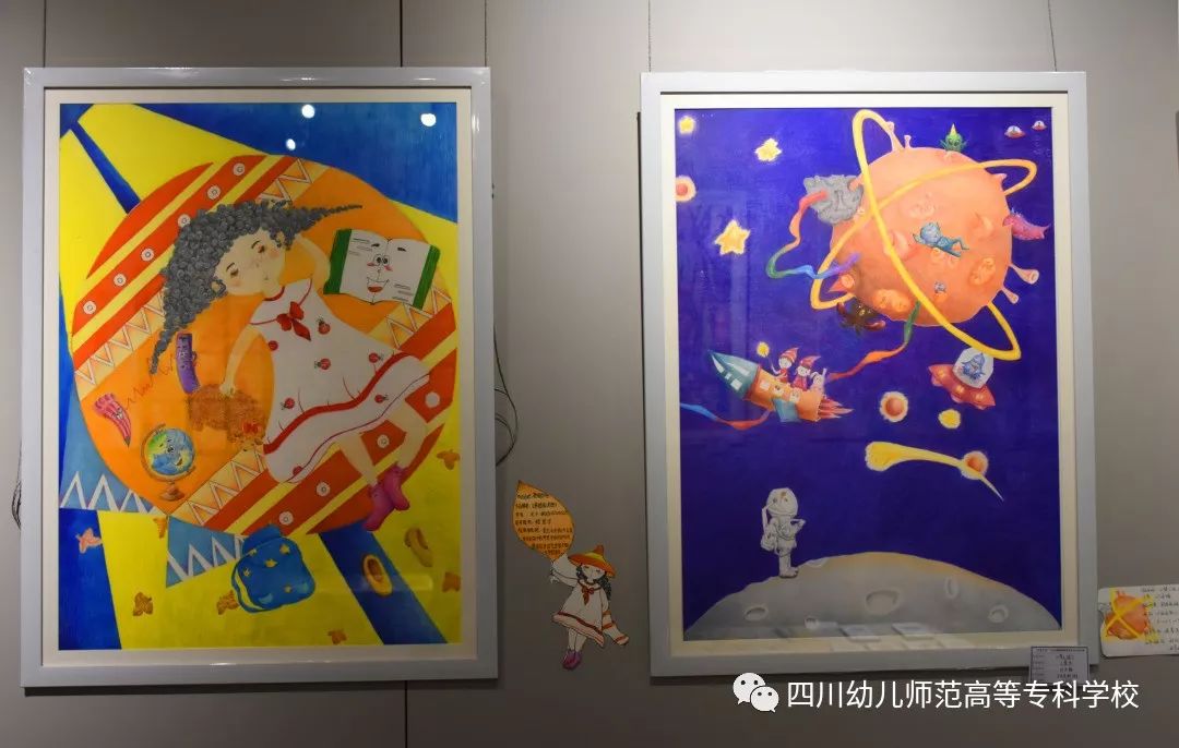 美术作品展示，艺术之窗，心灵之旅