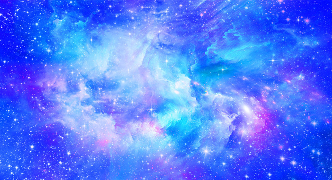 探索无限，用油画棒绘制梦幻星空
