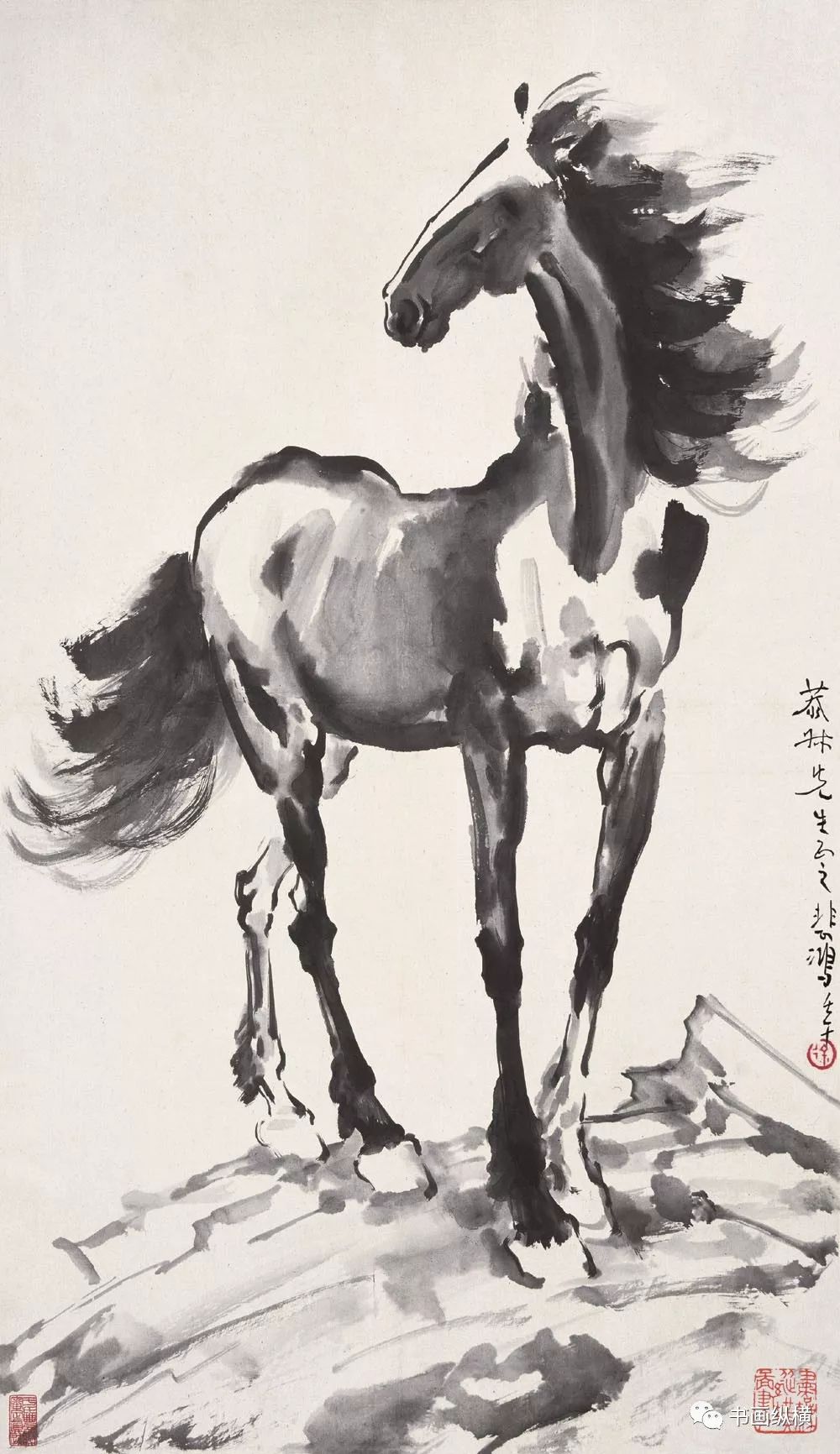 徐悲鸿画马，艺术与历史的交融