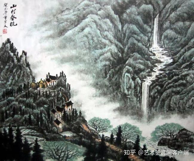探索王中年山水画视频，笔墨间的自然韵律与意境之美