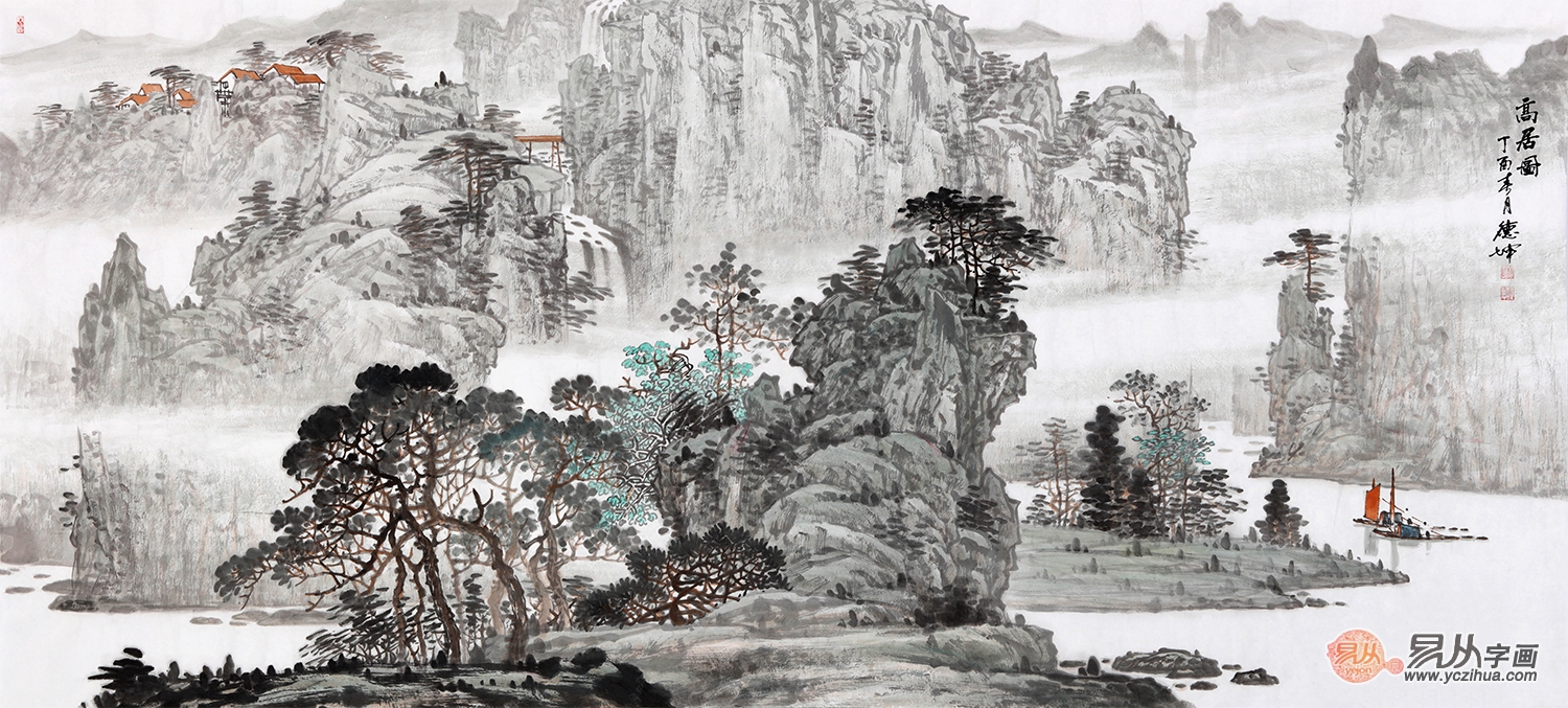 山水之间，大师风范——探寻国画大师的山水画艺术