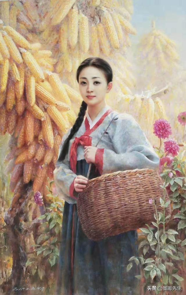 探索日本写实油画人物图片的独特魅力