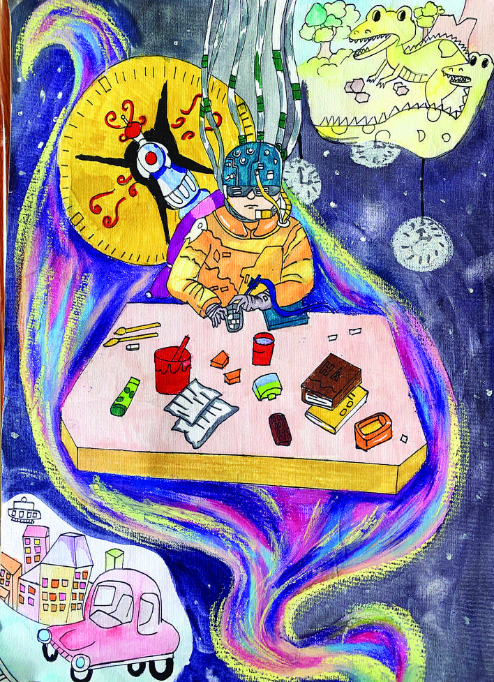 美术绘画作品图片，穿越时空的视觉盛宴