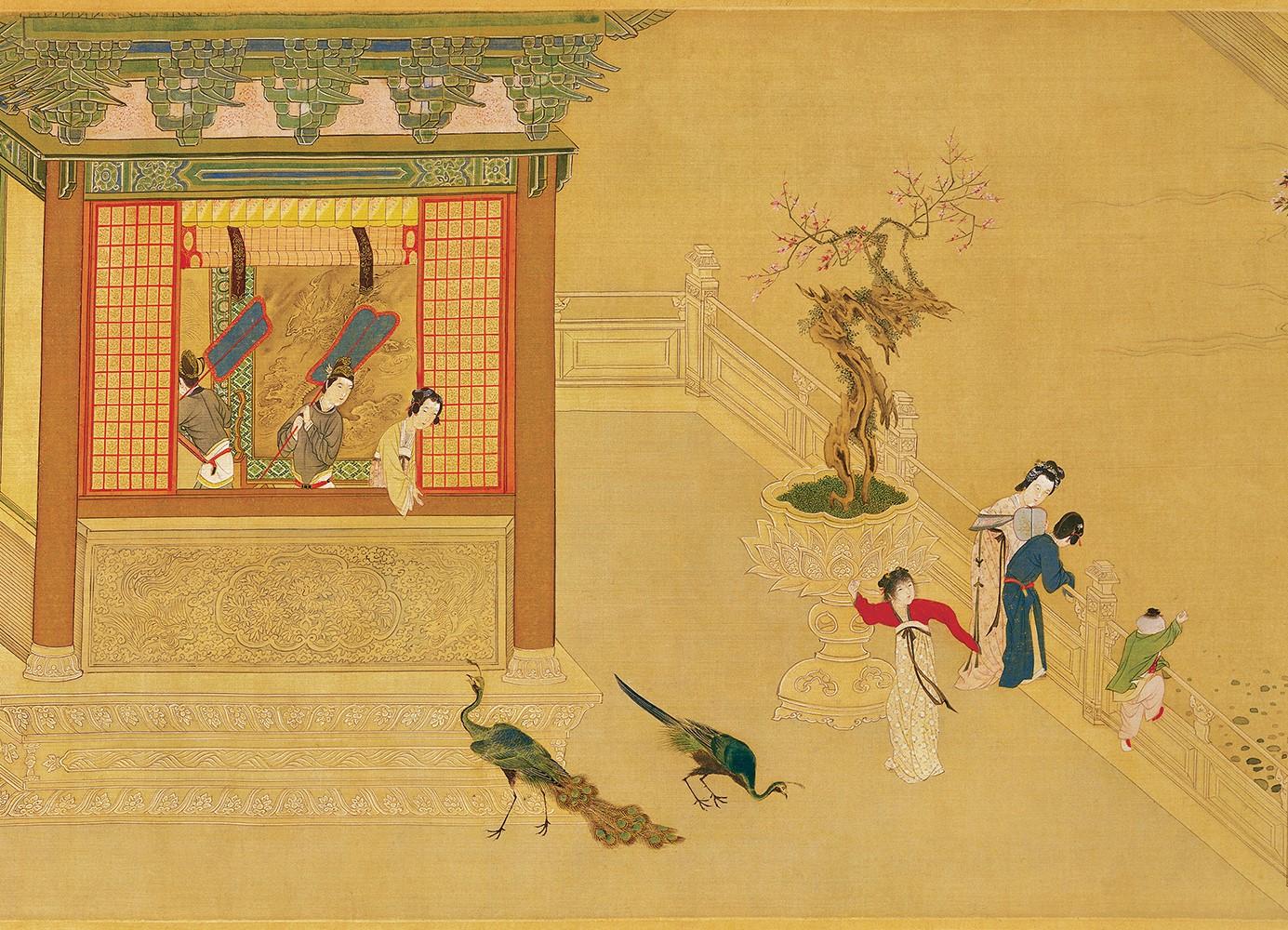 汉宫春晓图，一幅描绘宫廷春日盛景的绝妙PPT