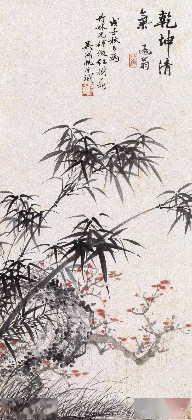 竹影清风，国画竹子大师的笔墨韵律