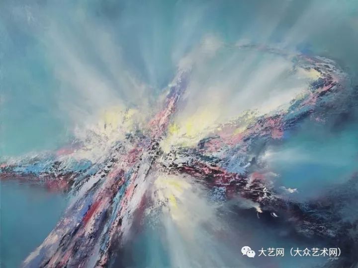 抽象画作品欣赏，超越现实的视觉盛宴