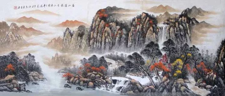 探索中国山水画的意境之美，高清图片的视觉盛宴