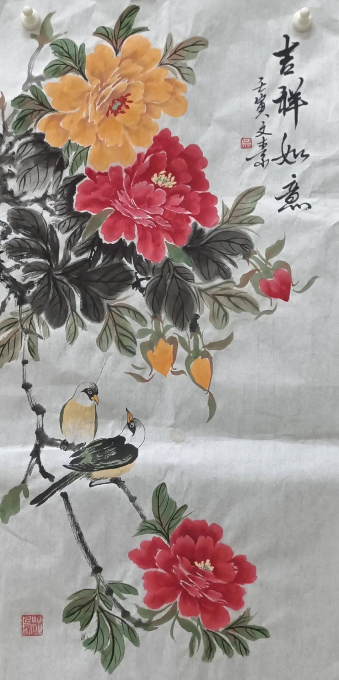 牡丹国色天香，探索国画牡丹精品的艺术魅力