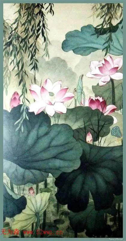 探寻国画荷花图的意境之美