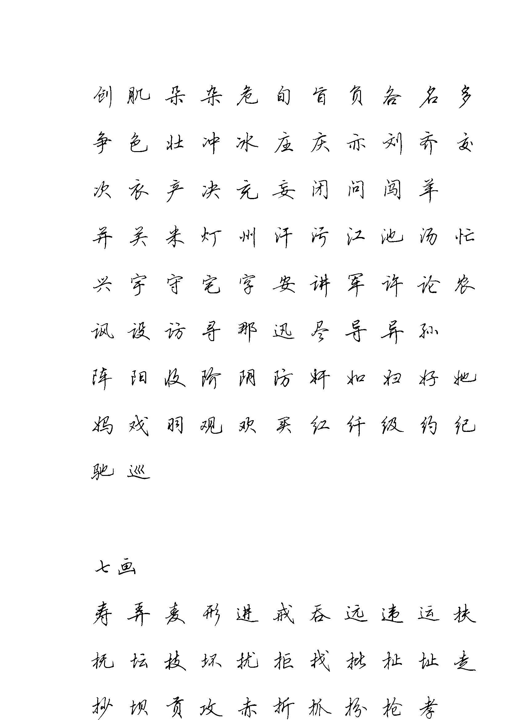 钢笔字行书字帖，3500常用字的书写艺术与文化传承