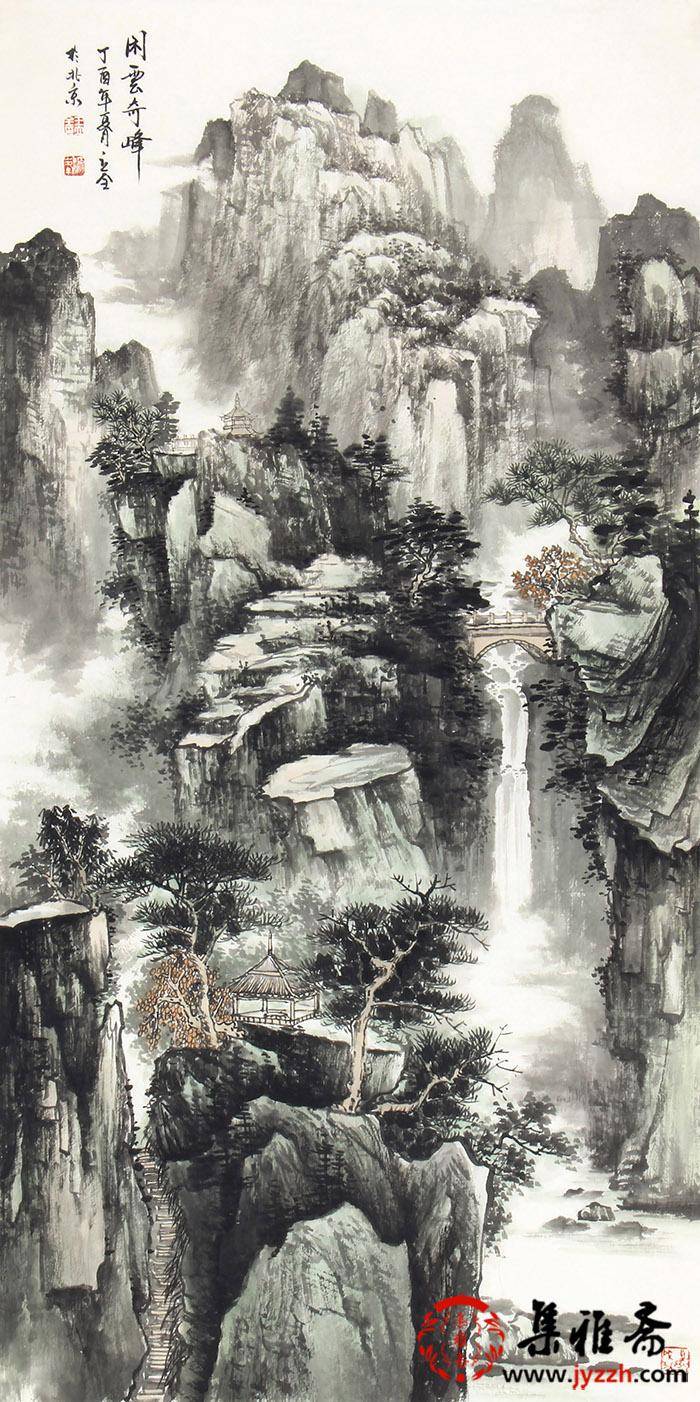 品味王中年山水画的意境之美