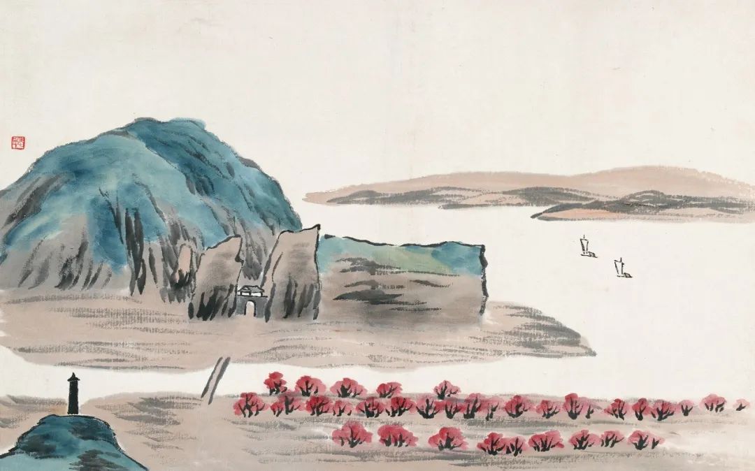 小学山水画，简单又漂亮的艺术启蒙