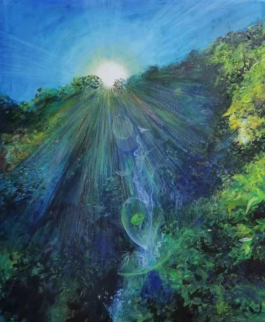 探索手绘油画的艺术魅力，一幅画作中的情感与色彩