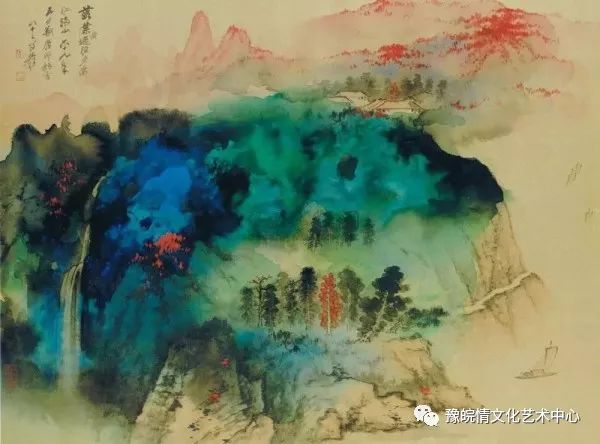 探秘张大千泼彩山水画的艺术魅力