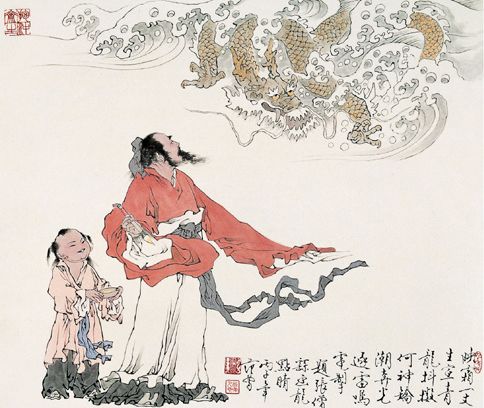 范曾笔下瑰宝，解读其最佳画作钟馗神威图