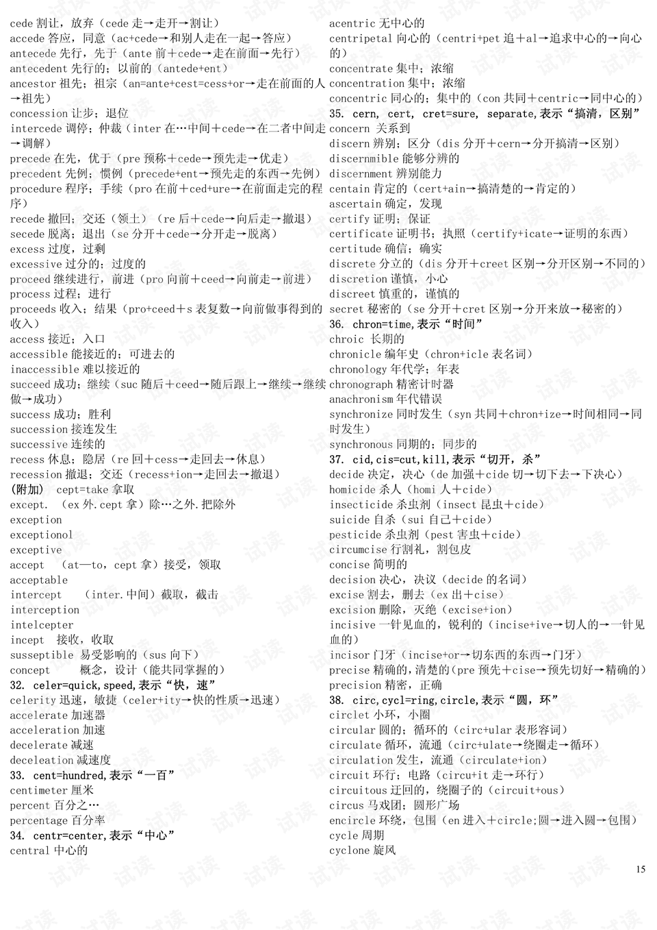 词根词缀背单词，解锁高效记忆的秘密武器
