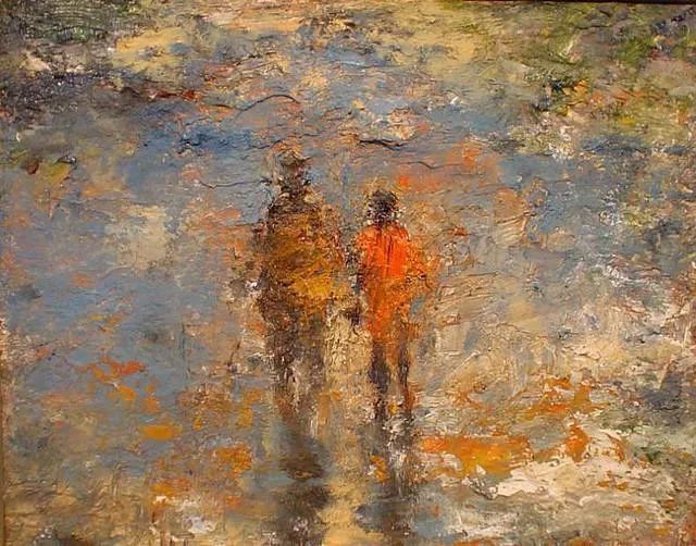 潘鸿海油画作品，色彩与情感的交响诗