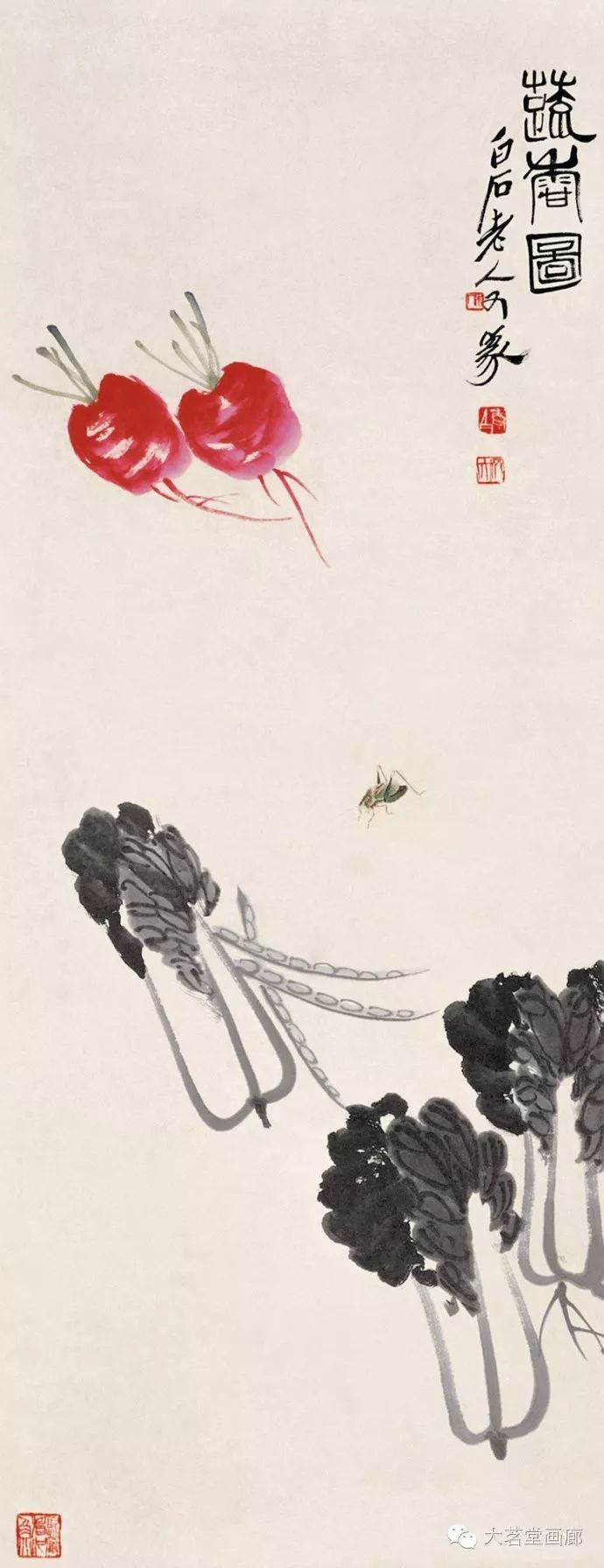 齐白石最贵画作，艺术市场的巅峰之作