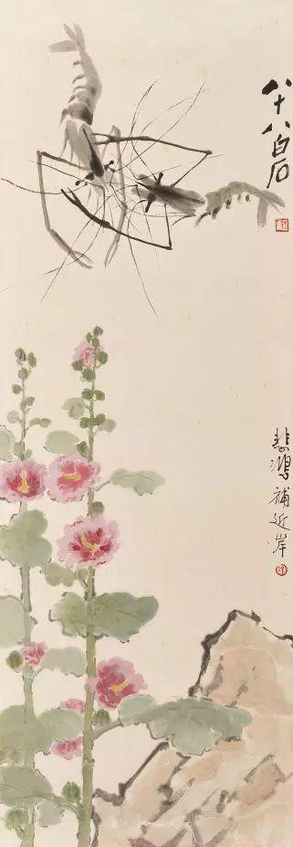 齐白石笔下的墨虾，灵动与写意的完美融合