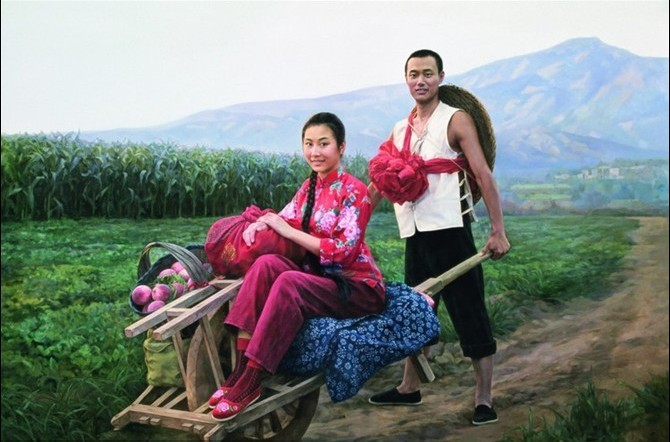 探秘米巧铭油画，艺术与市场的交响