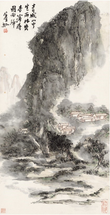探秘黄宾虹作品一平尺价格，艺术市场的价值与文化传承