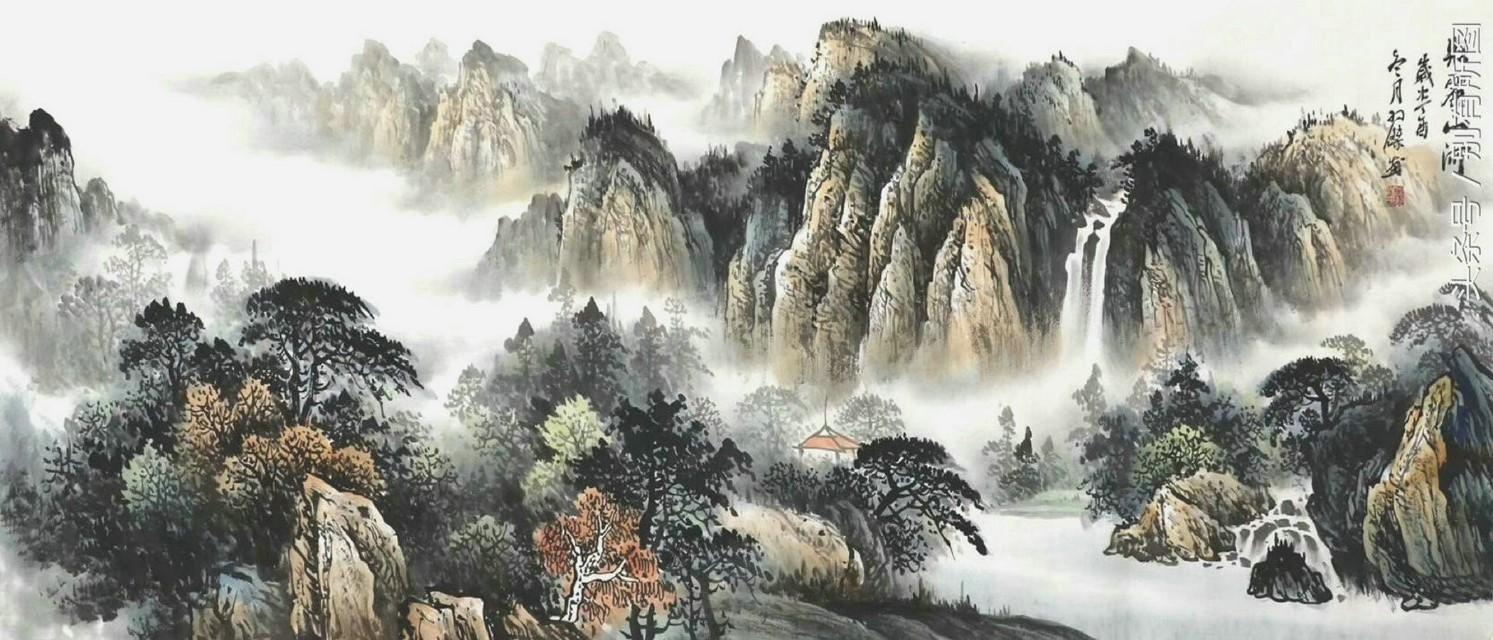 探索国画山水画的意境与技法，一场视觉与心灵的盛宴
