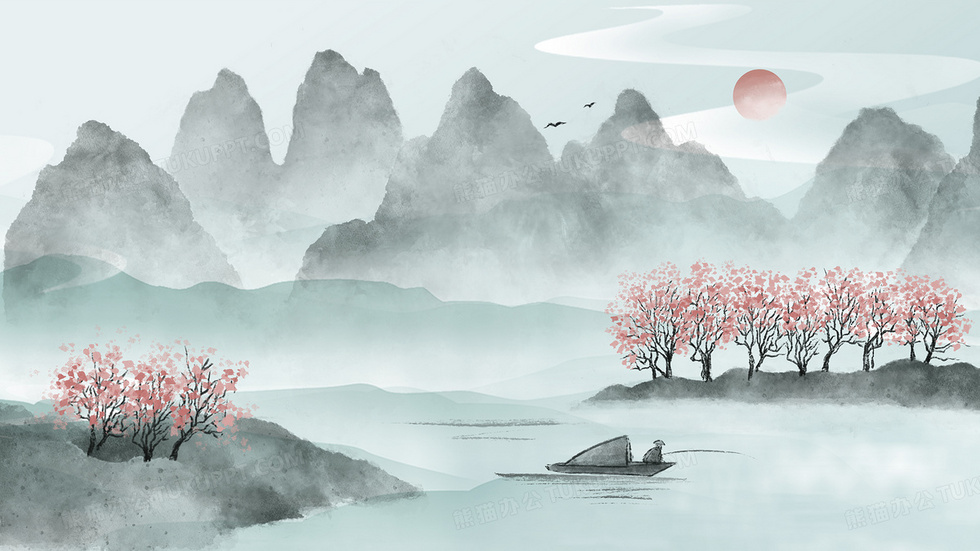 山水之韵，国画图片大全的意境与美学