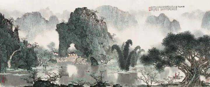 世上最美的山水画，一幅画中的千年诗篇