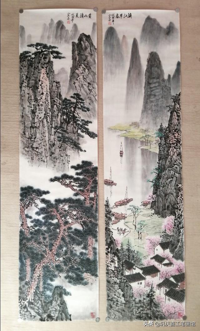 山水间的色彩盛宴，探索油画风景图片的魅力