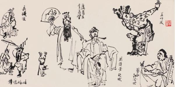 探索中国人物画，一幅幅经典中的灵魂与情感——中国人物画图片大全赏析