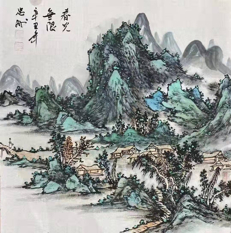 画家陈忠洲，笔墨间的情感与时代共鸣