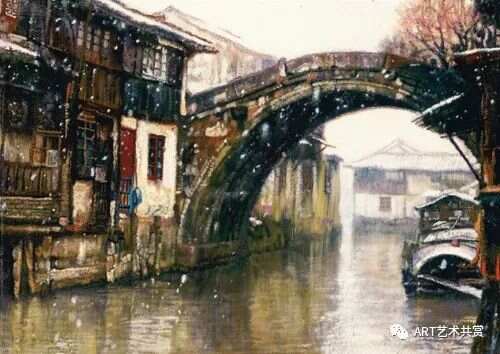 陈逸飞油画，穿越光影的100幅艺术之旅
