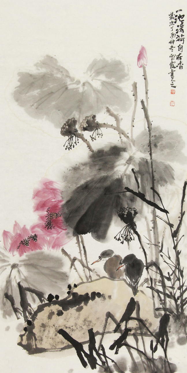 探寻国画花鸟写意的艺术魅力，一幅画中的自然与情感