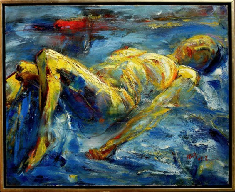 现代油画，色彩与情感的交响乐章